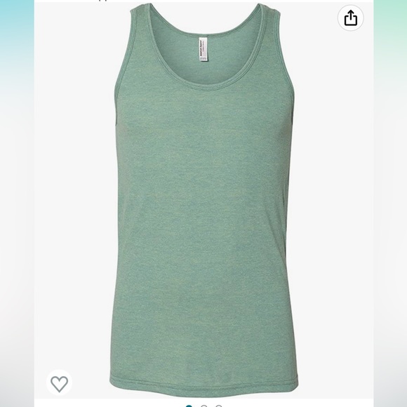 American Apparel Unisex Tri-Blend Tank Size Small Tri Lemon - Picture 10 of 10